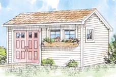 Pictures of Garden Sheds from the Project Planner Shed Design Software